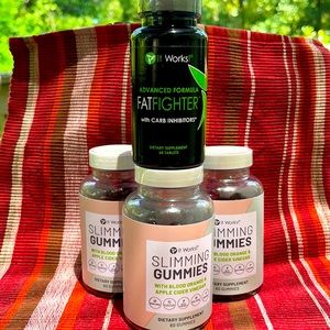 Three bottles of “it works” slimming gummies